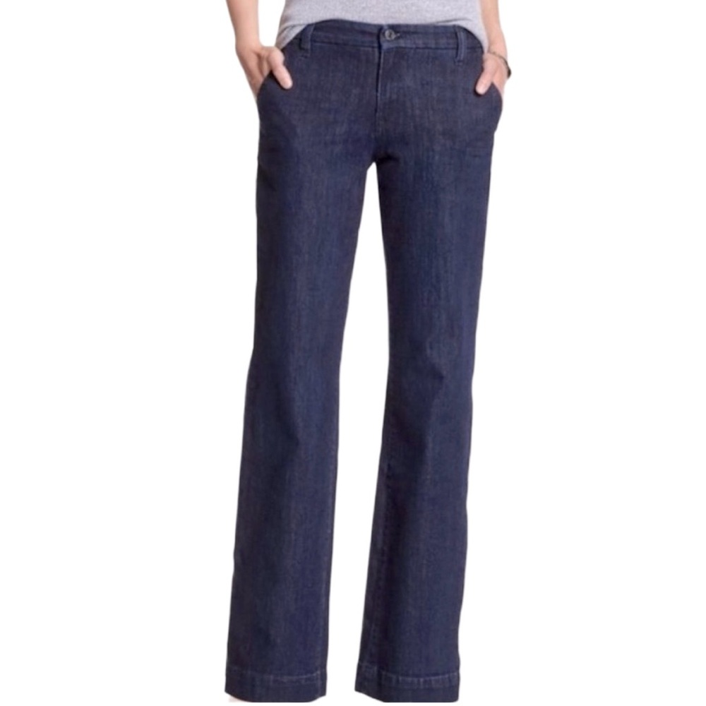 Wide Leg Banana Republic Blue Denim Jeans size 0
